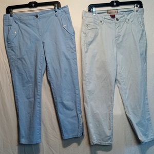 Crocodile & Blue House Drive business casual crop